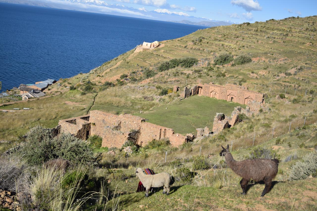 Hostal Luna Del Titikaka En Isla De La Luna Bolivia Hotel Kültér fotó